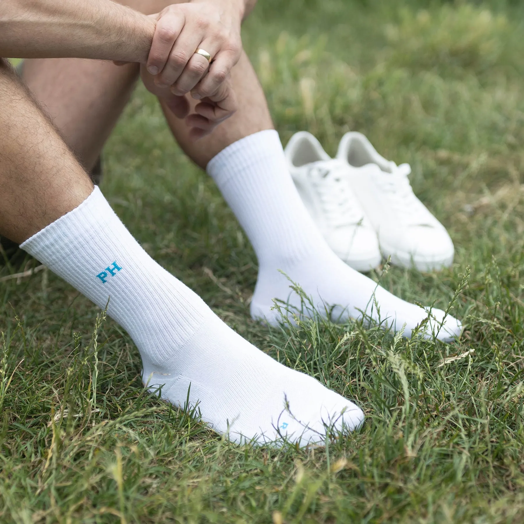 3 Pack Essential Men's Sport Socks - White