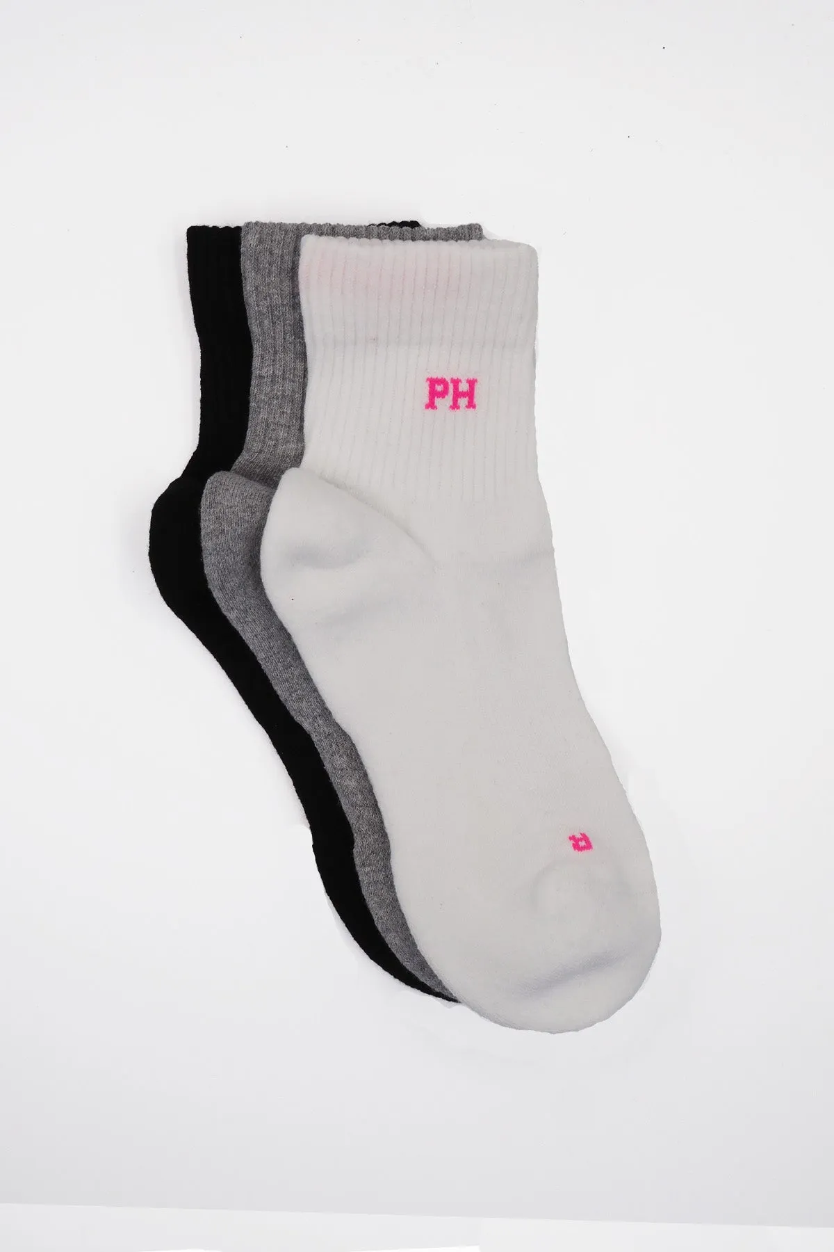 3 Pack Essential Quarter Women's Sport Socks - Mixed