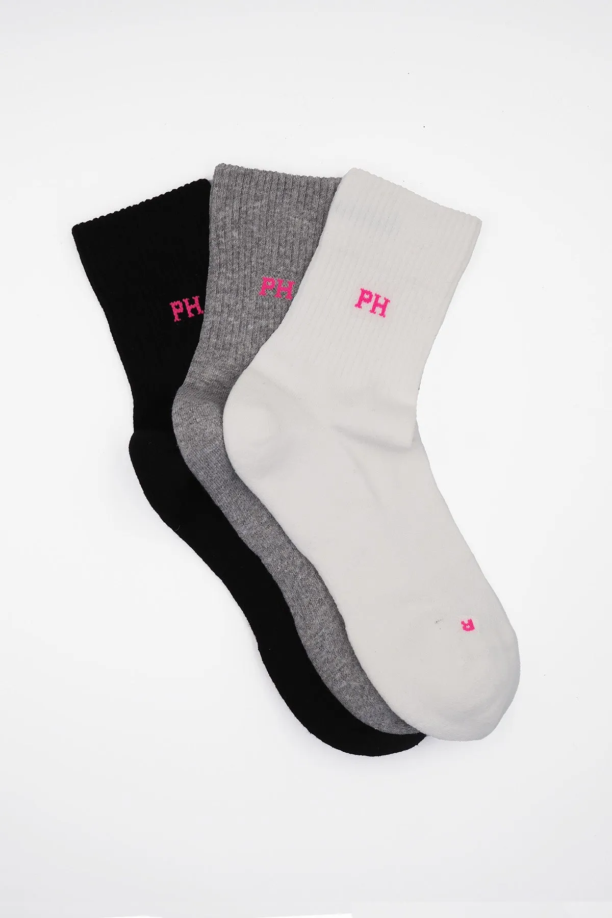 3 Pack Essential Quarter Women's Sport Socks - Mixed