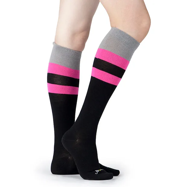 80% Rich Merino Wool Everyday Compression Socks (15-20mmHg) - Stripes