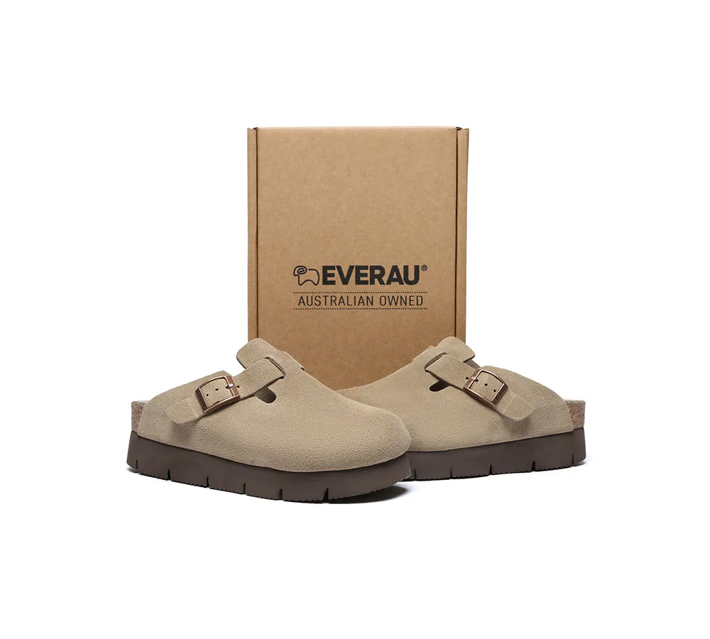 Adjustable Buckled Straps Slip-on Platform Sandal Slides Brooklyn