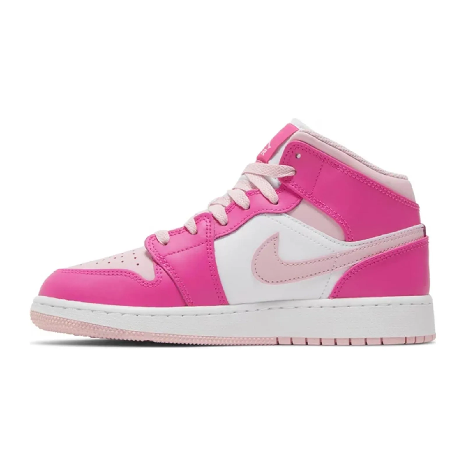 Air Jordan 1 Mid (GS), Fierce Pink