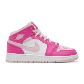 Air Jordan 1 Mid (GS), Fierce Pink