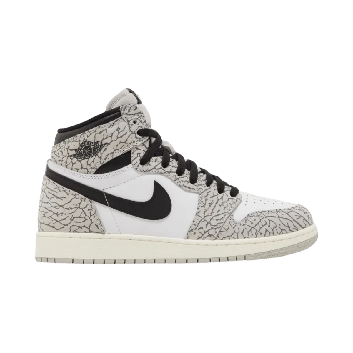 Air Jordan 1 Retro High OG 'White Cement' - Gently Enjoyed (Used) Grade School 7