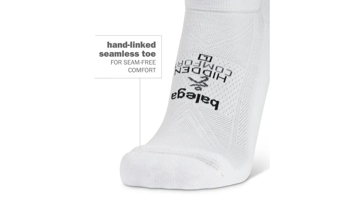 All Gender Hidden Comfort No Show Socks - White