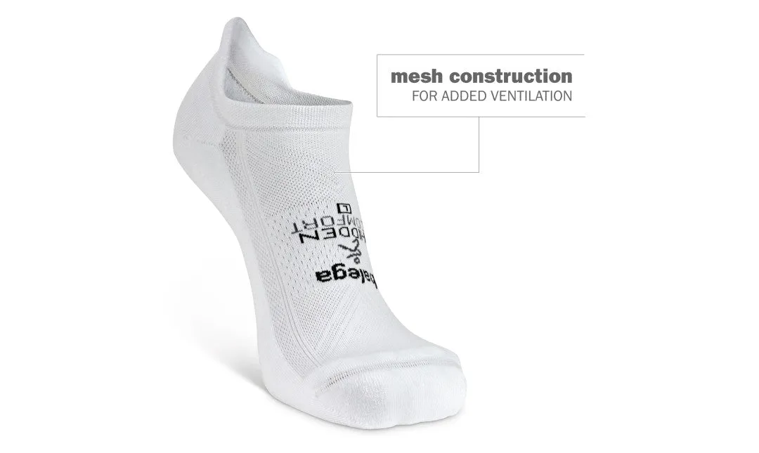 All Gender Hidden Comfort No Show Socks - White