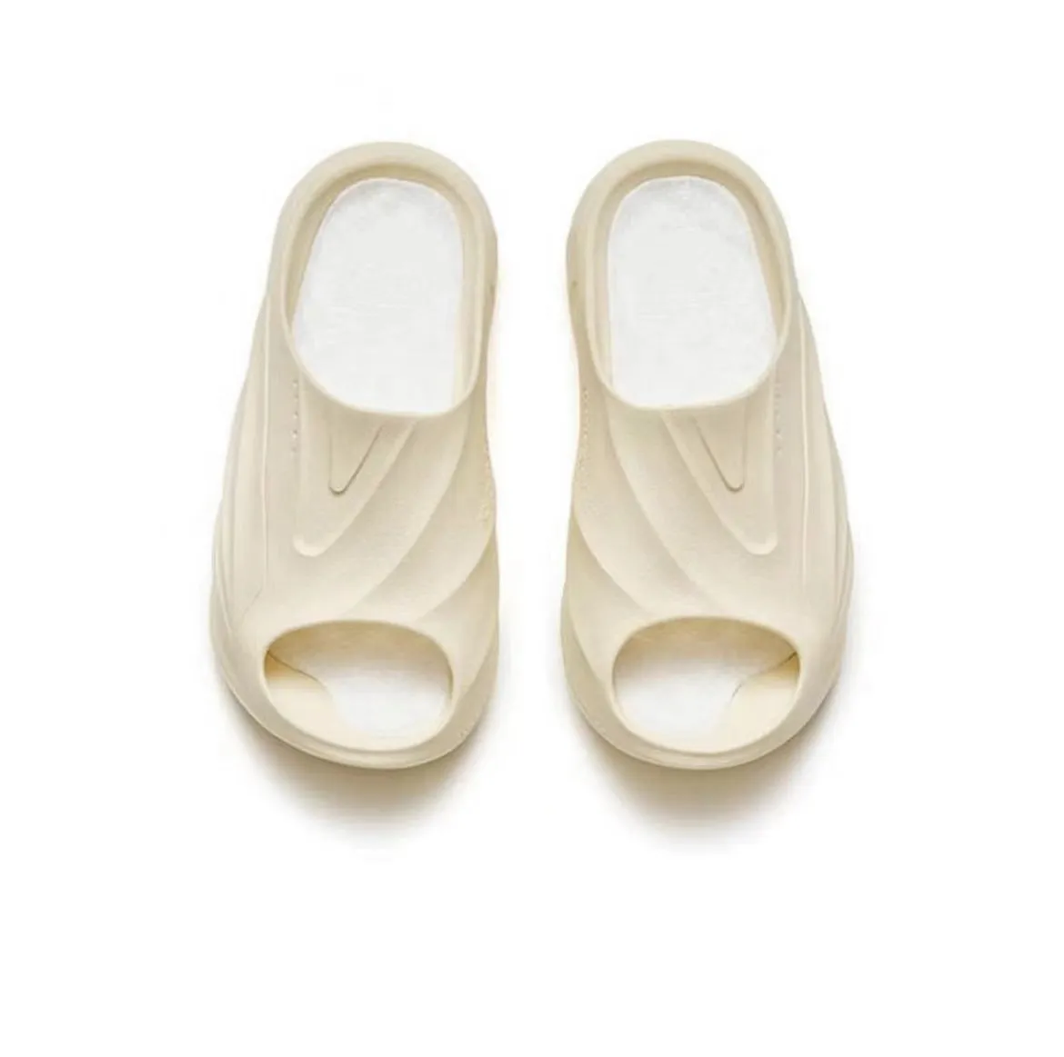 Anta Nitrogen Bubble Leisure Sports Recovery Slippers - Off White