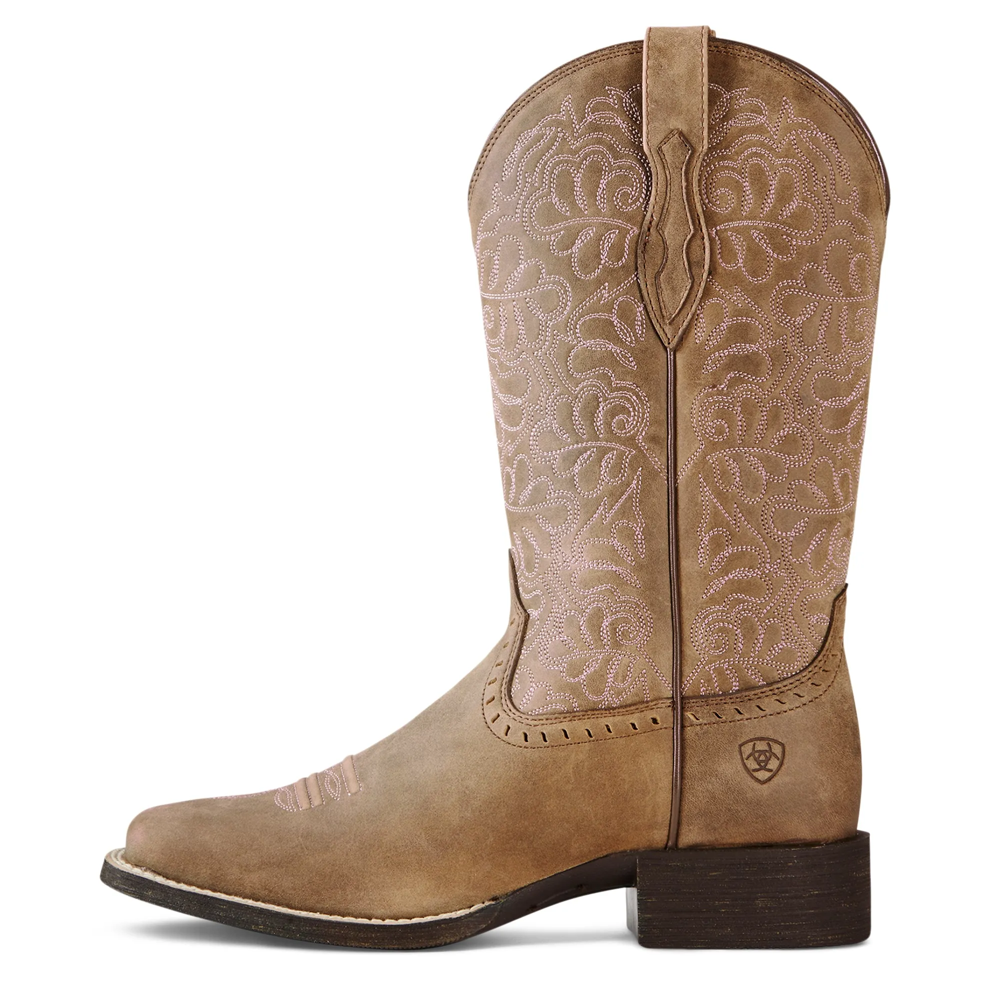 Ariat Women's Round Up Remuda Western Boot Brown Bomber