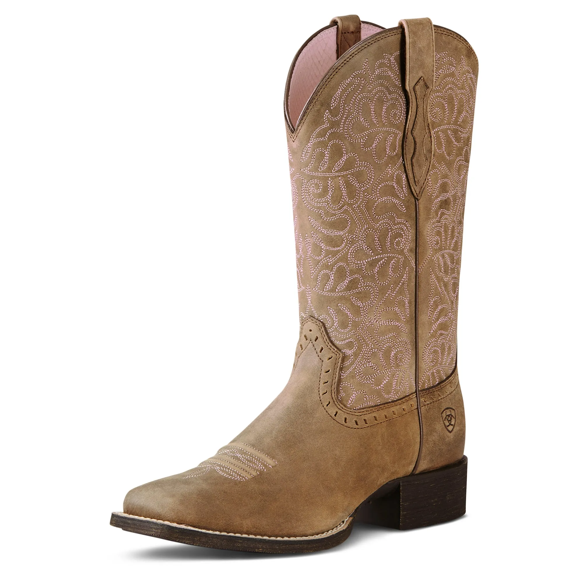 Ariat Women's Round Up Remuda Western Boot Brown Bomber