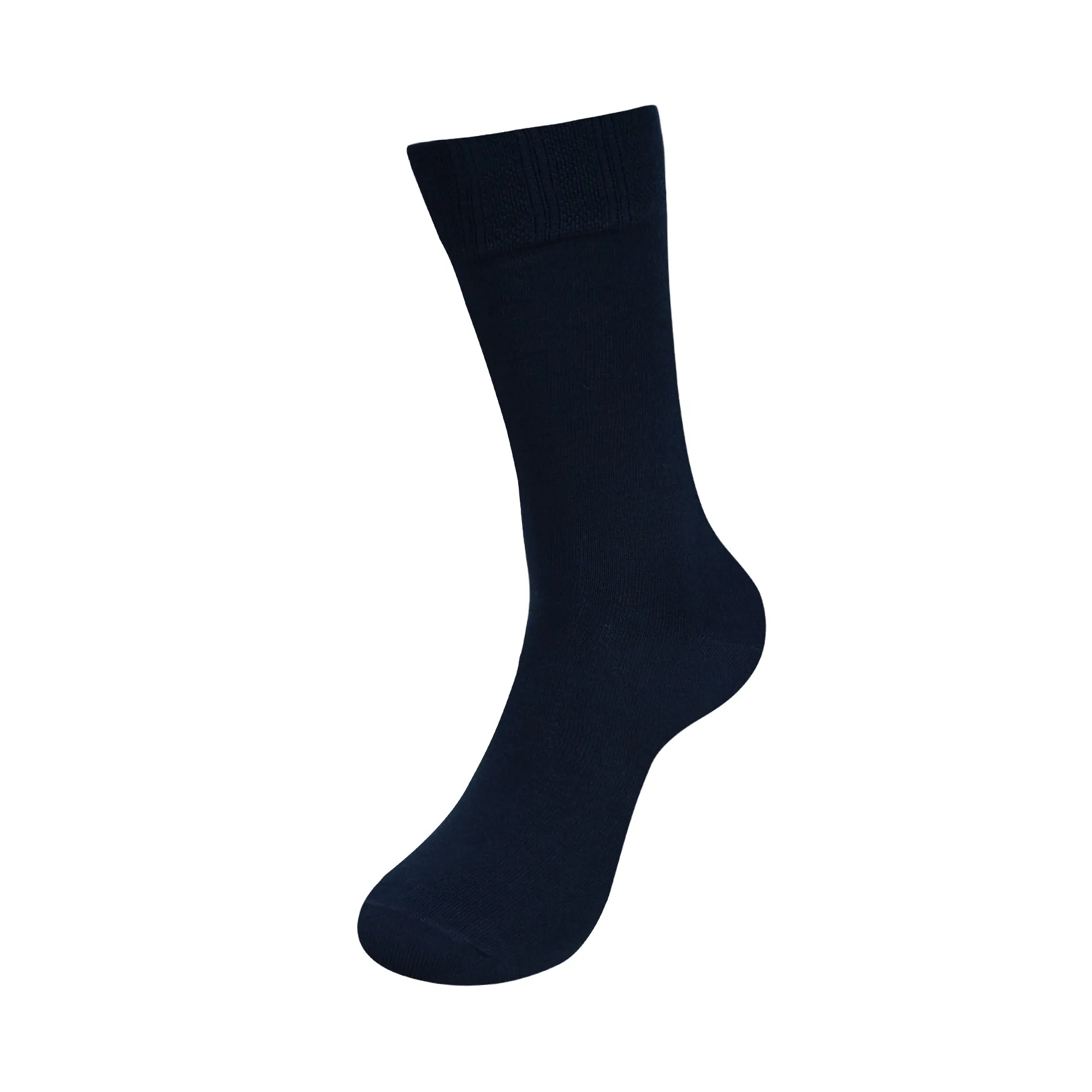 Balenzia Men's Bamboo Navy Crew Socks | Pack of 3