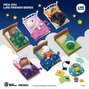 Beast Kingdom MEA-034 LINE FRIENDS Night-Night Series Set Mini Egg Attack Figures