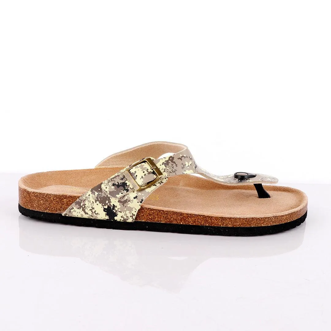 Big Brave "Birkenstock" Camouflage Flat Slippers