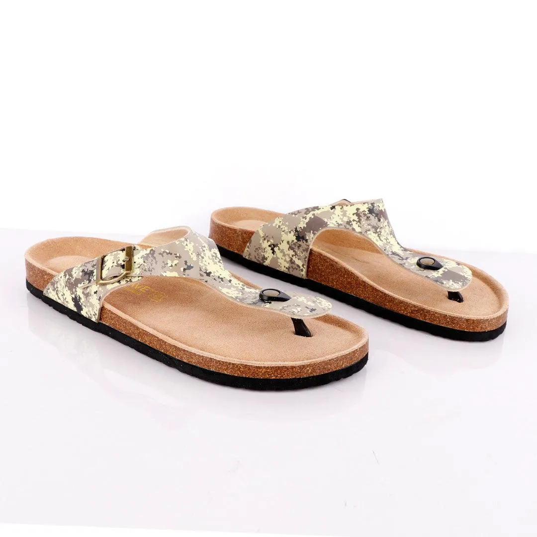 Big Brave "Birkenstock" Camouflage Flat Slippers