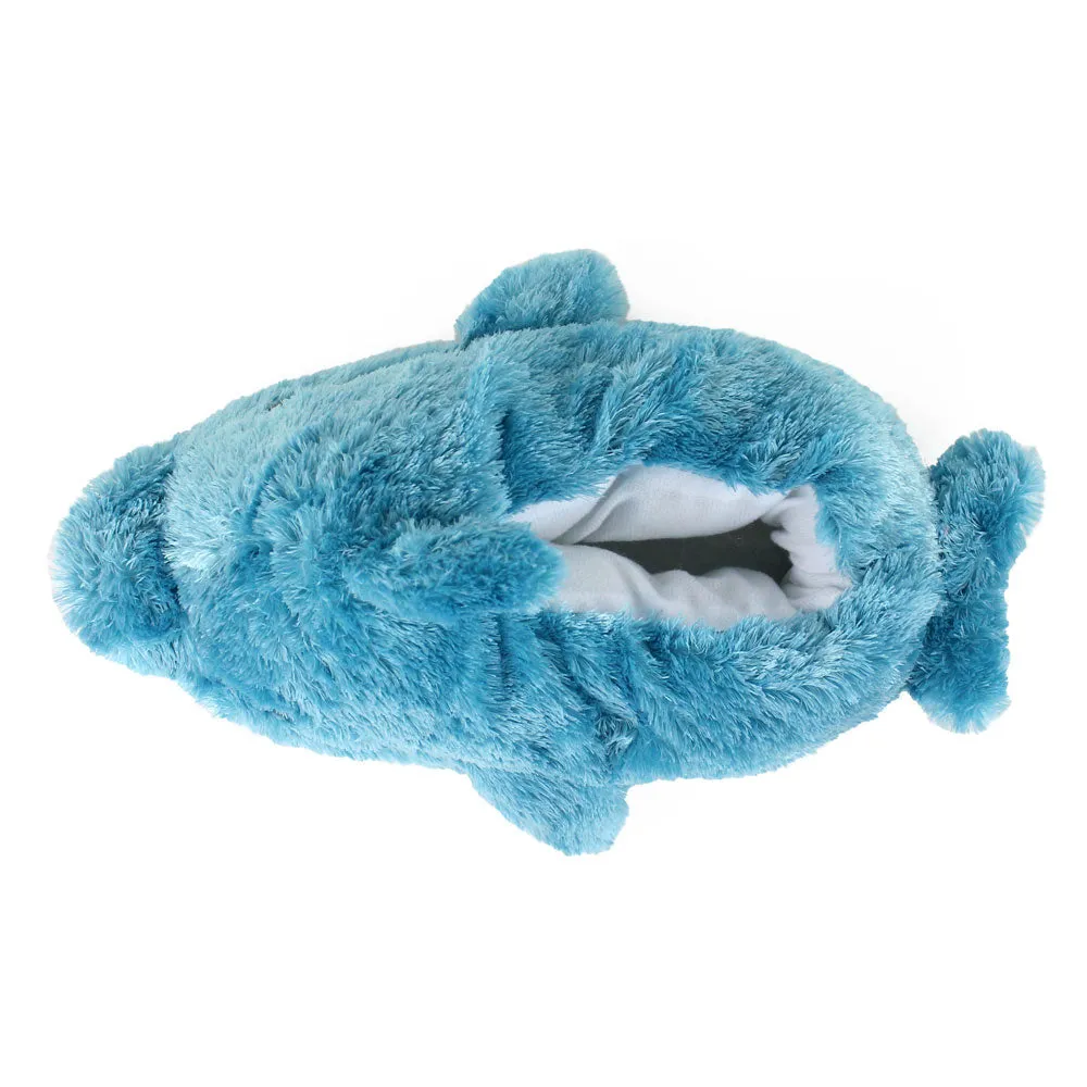 Blue Dolphin Animal Slippers