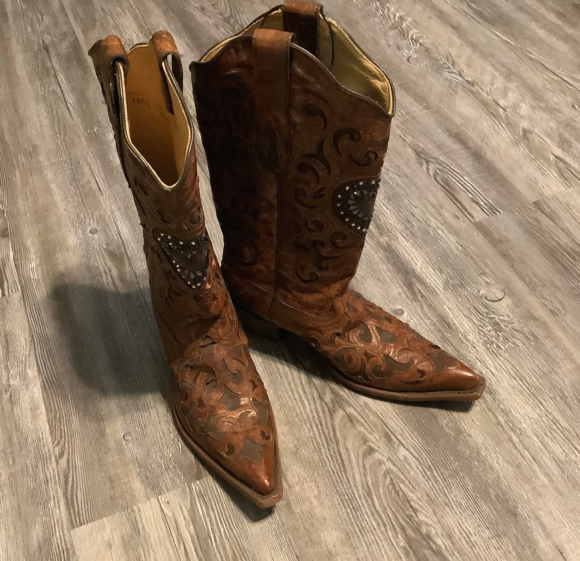 Boots Western By Corral In Brown, Size: 7.5