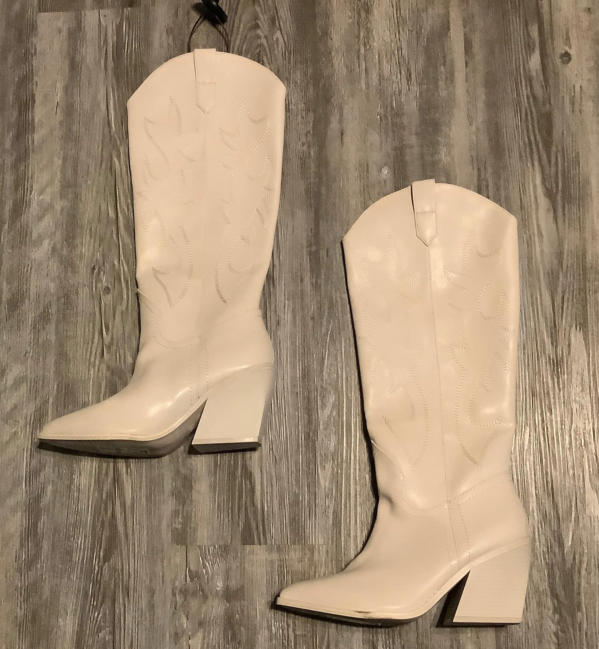 Boots Western By Madden Girl In Beige, Size: 9.5