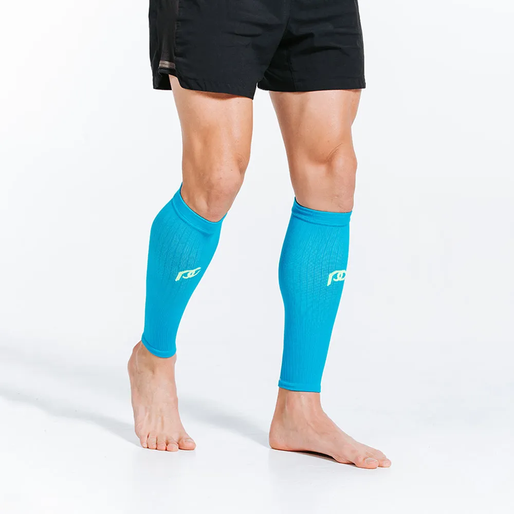 Calf Sleeves, Neon Blue