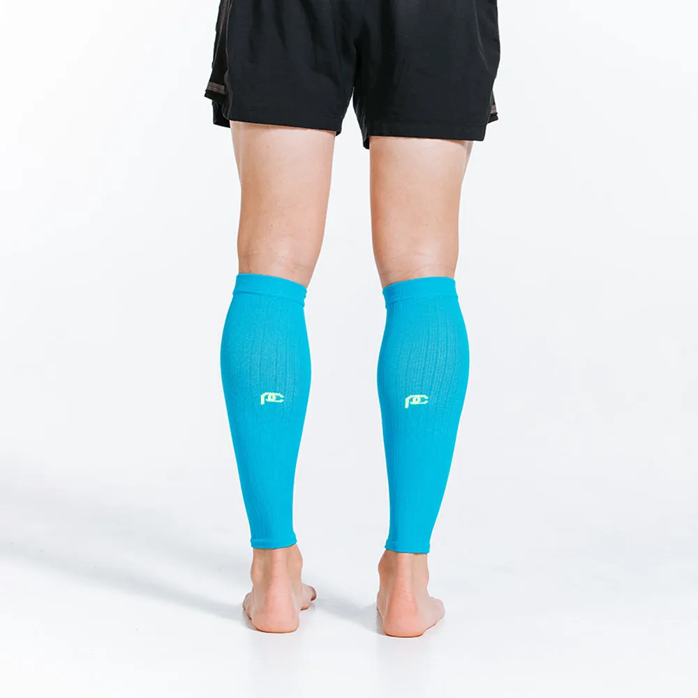 Calf Sleeves, Neon Blue