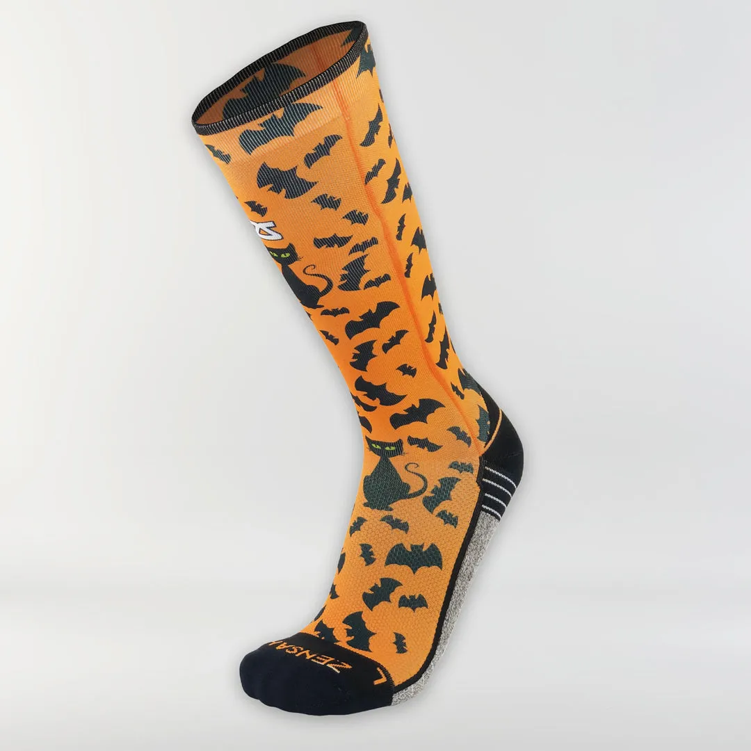 Cats and Bats Compression Socks (Knee-High)