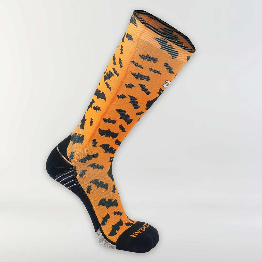 Cats and Bats Compression Socks (Knee-High)