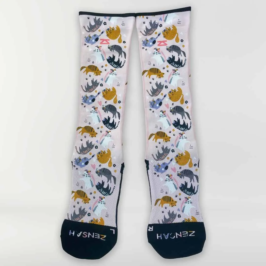 Cats Compression Socks (Knee-High)