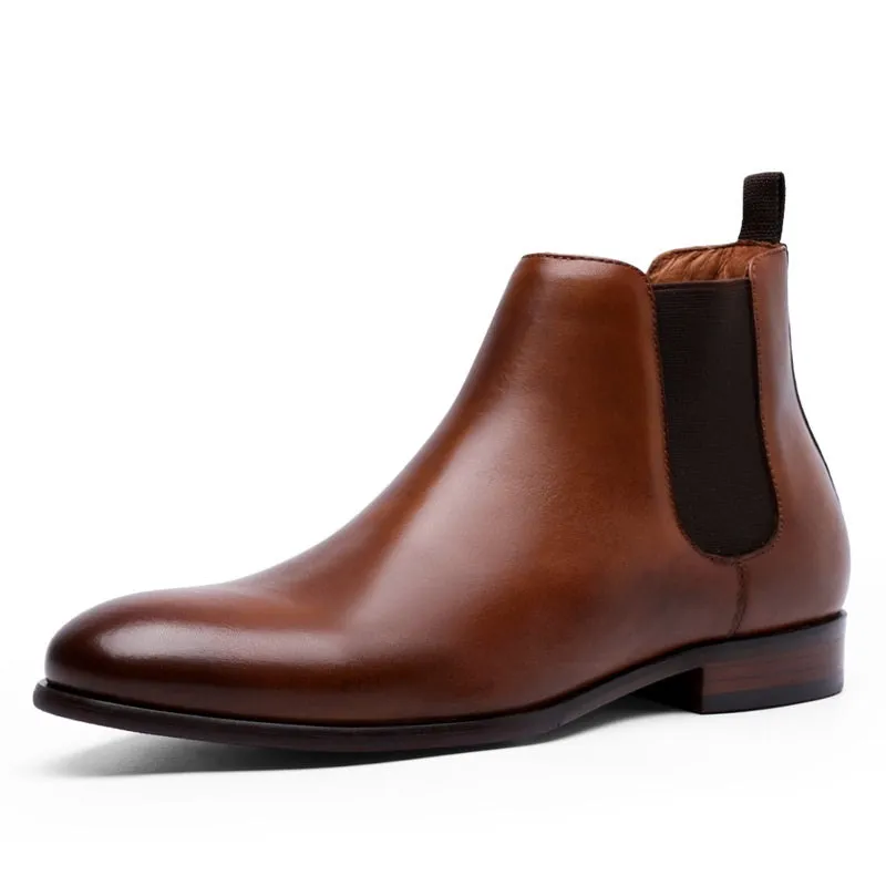 CLASSIC GENUINE LEATHER CHELSEA BOOTS