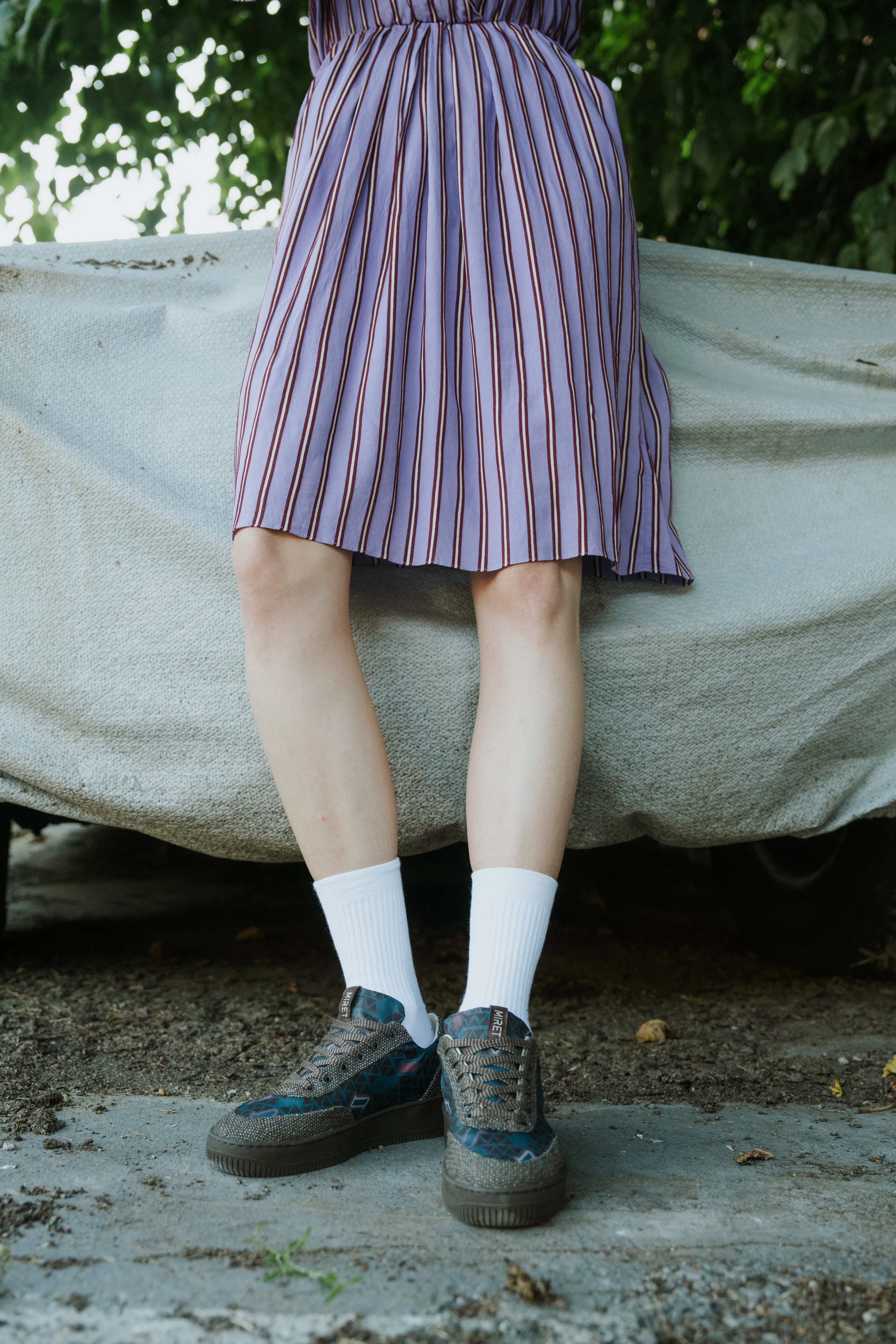 CLAY Glaze Blue Sneakers