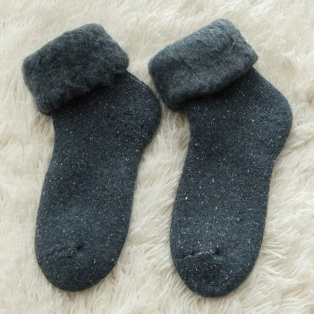 Cozy Winter Thick Aesthetic Socks