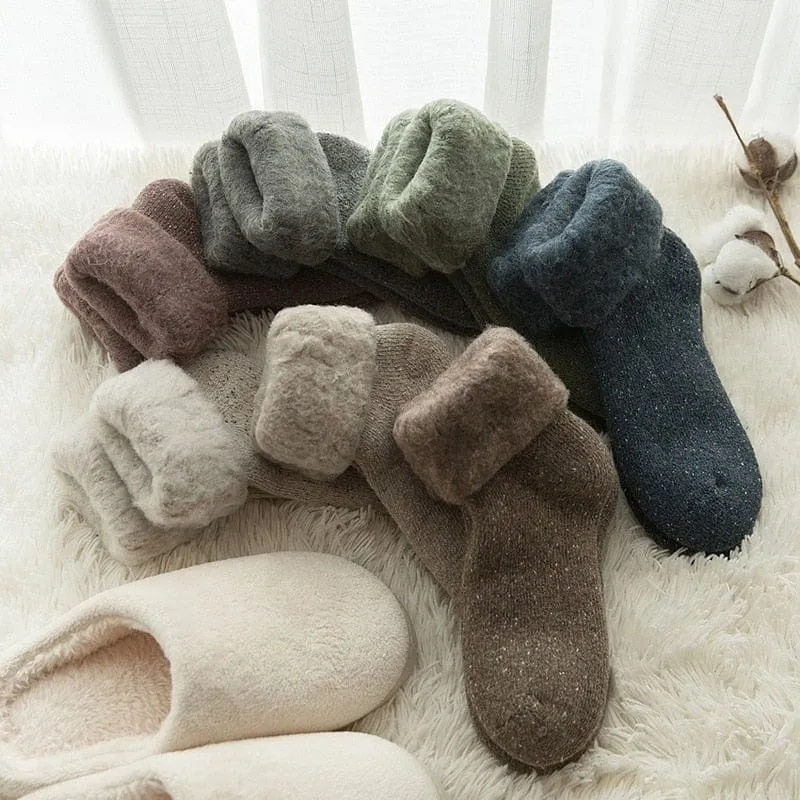 Cozy Winter Thick Aesthetic Socks