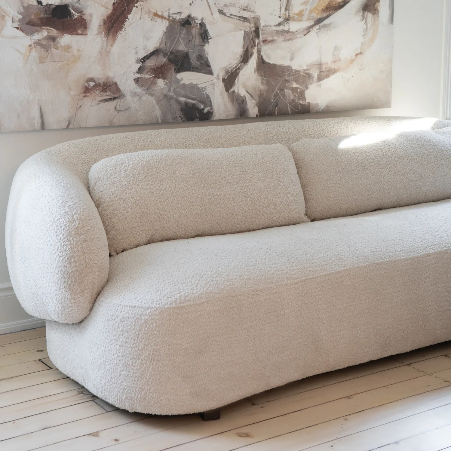 Crescent Mesa Natural Sofa