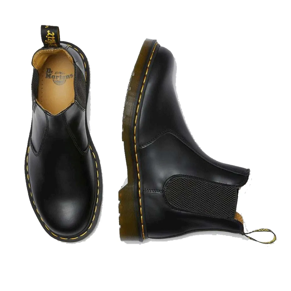 Dr. Martens Men's 2976 Chelsea Boot Black/Yellow