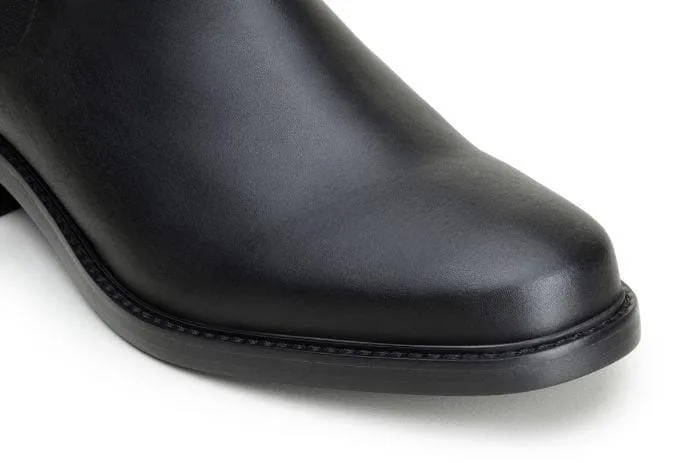 'Dylan' Unisex Chelsea vegan boots by Ahimsa - black