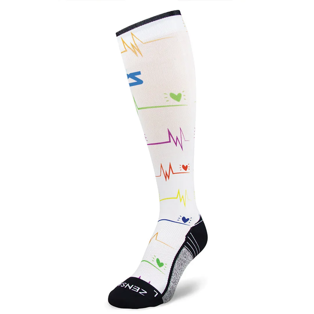 EKG Compression Socks (Knee High)