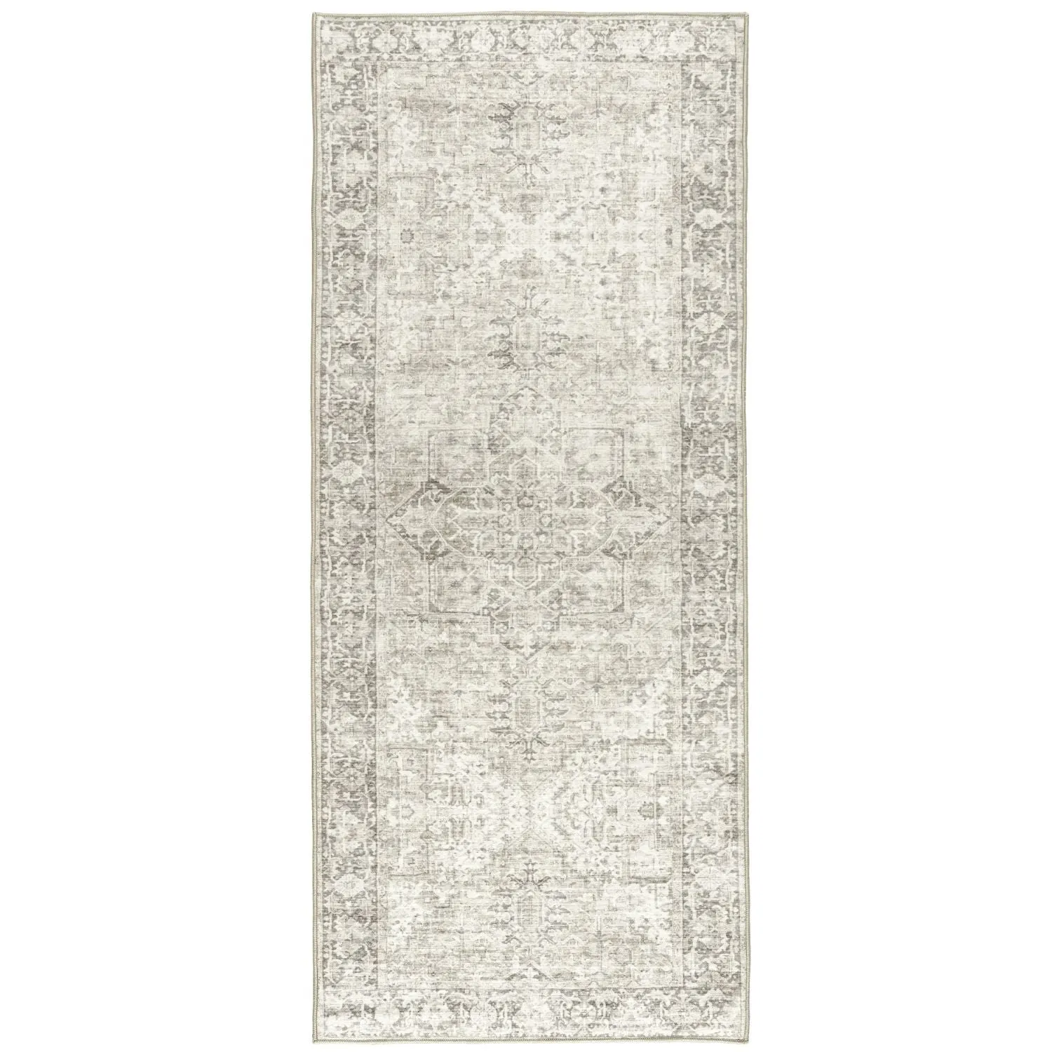 Ember Washable Beige/Ivory Indoor Rug