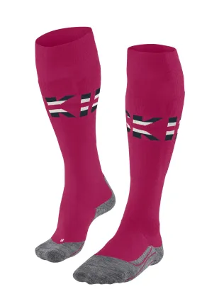 Falke SK4 Ladies Advanced Ski Socks in Red