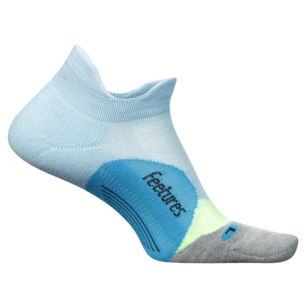 Feetures Elite Light Cushion No Show Tab Blue Crystal Socks (Women's)