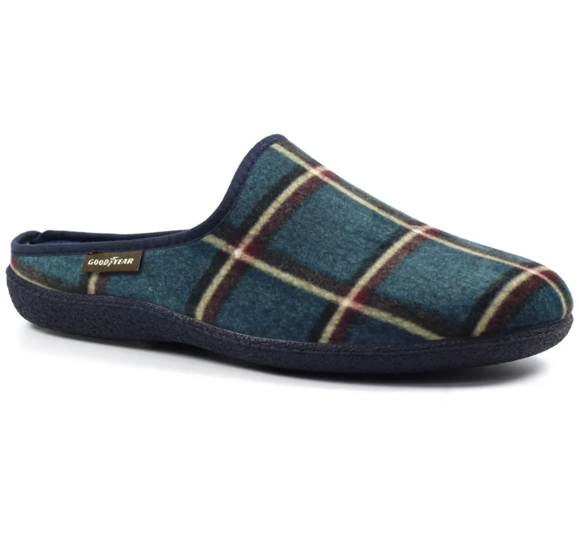 Goodyear Checkmate Mens Backless Slipper