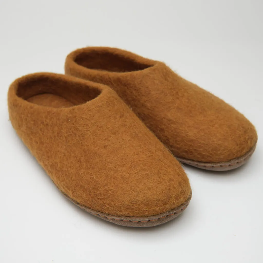 Greta Felted Wool Slippers