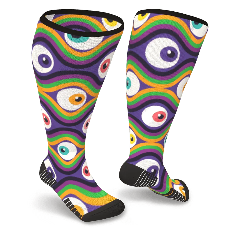 Groovy Eyes Diabetic Compression Socks