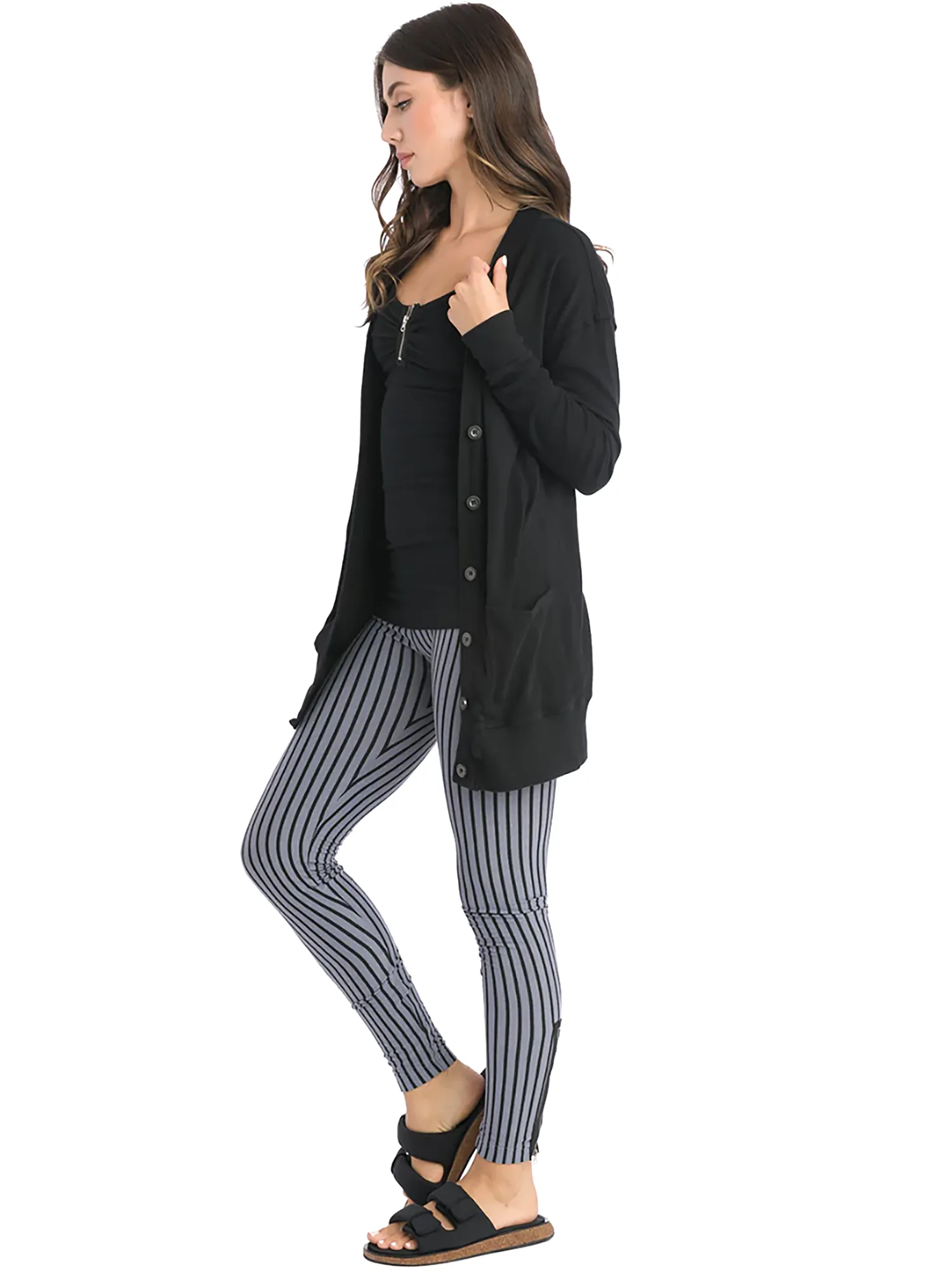 Hard Tail Oversized Cotton Cardigan (T-223)