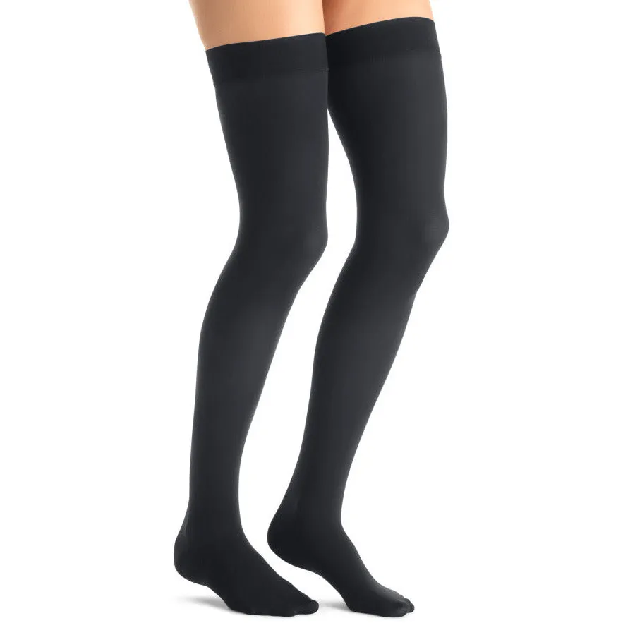 JOBST® Opaque Women's Thigh High 15-20 mmHg w/ Silicone Dotted Top Band