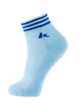 Kawasaki badminton KIDS socks cotton K1F00-A6601-2 blue, white and Pink