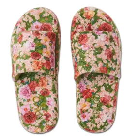 Kip & Co Rose Garden Quilted Velvet Adult Slippers