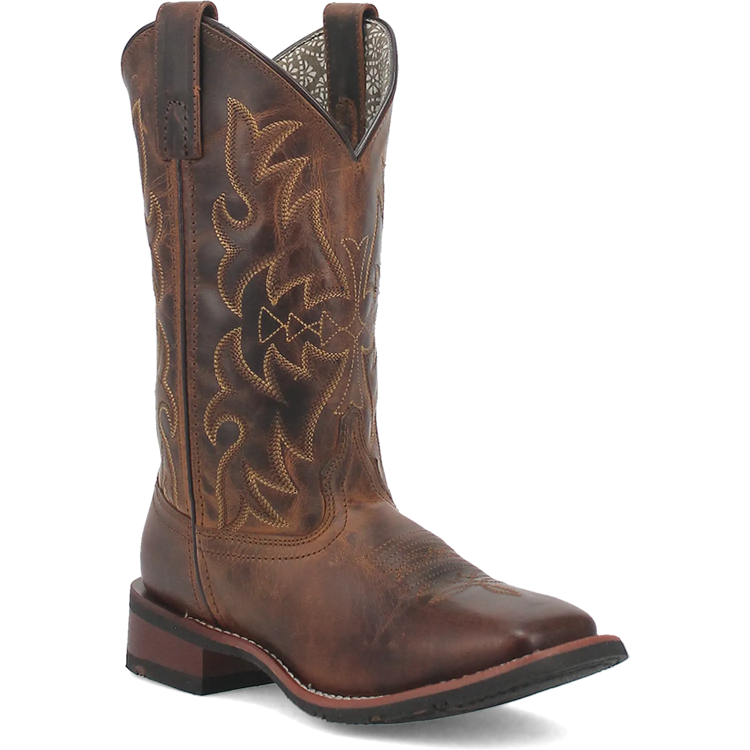 Laredo Women's 11" Anita Leather Western Boot - Tan 5602