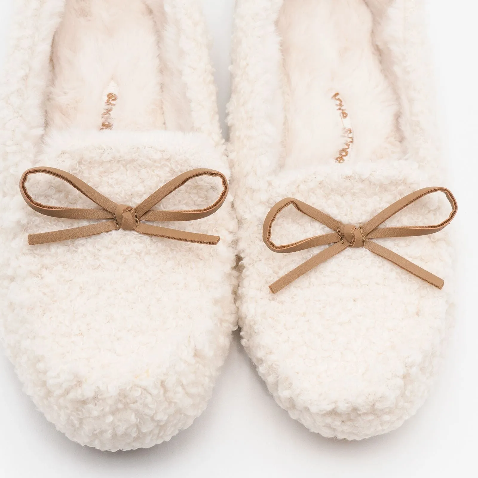 M&S Cream Moccasin Slippers