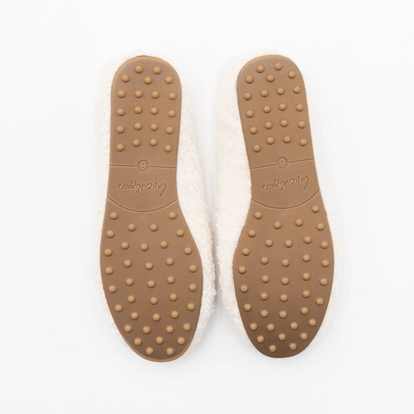 M&S Cream Moccasin Slippers