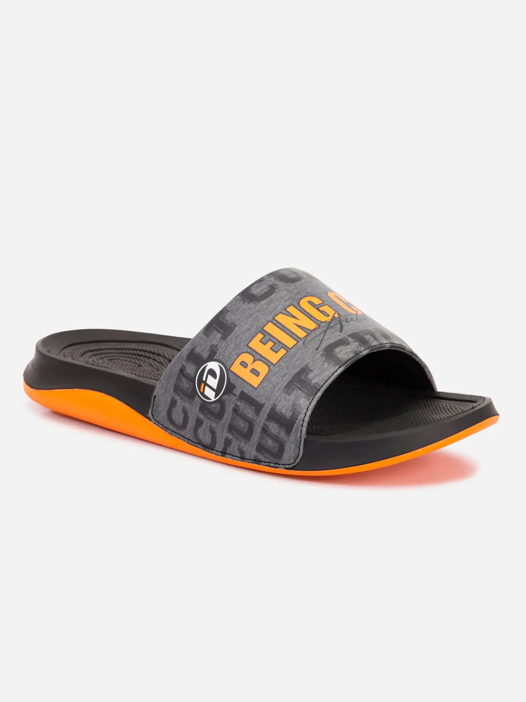 Men's Active Graphic Grey Slider (ID5205)