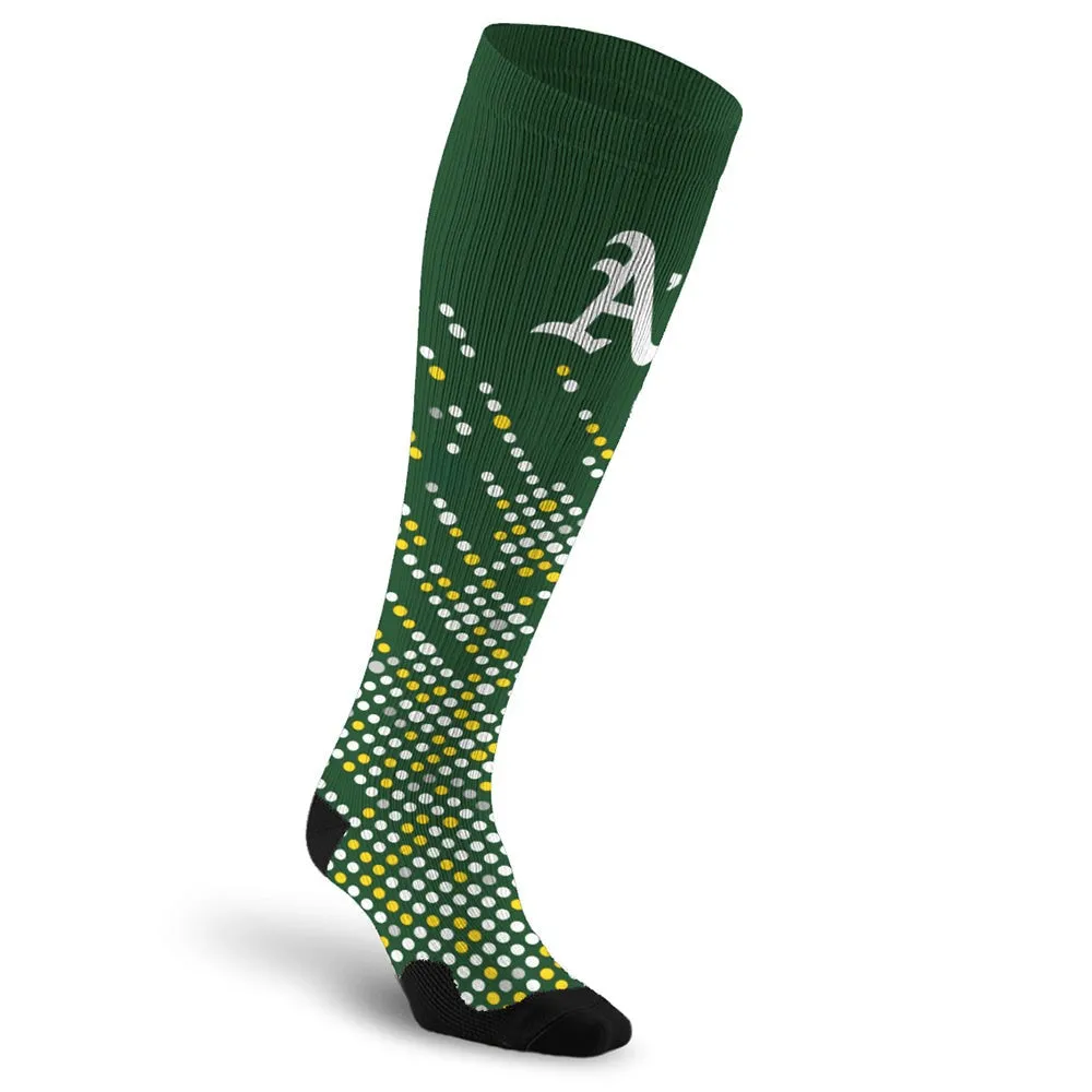 MLB Compression Socks, Oakland Athletics - Scoreboard