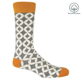 Mosaic Men's Socks - Grey