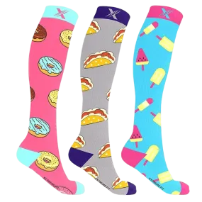 Munchies Compression Socks (3-Pairs)